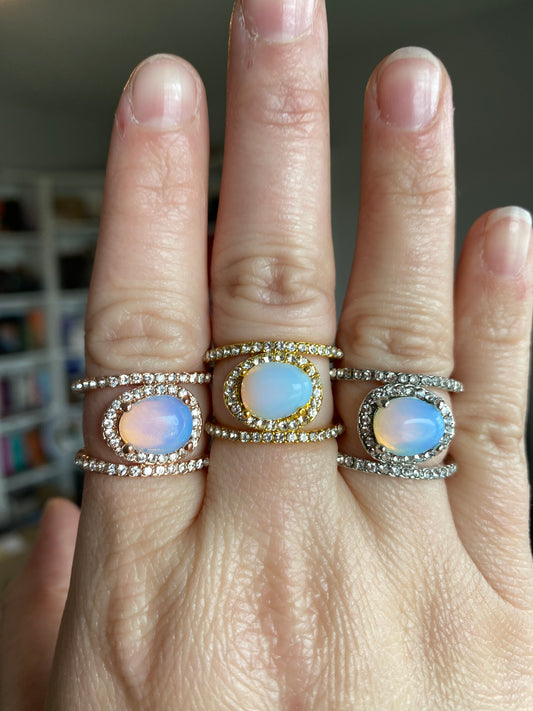 Opalite Stack Ring